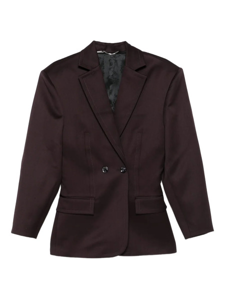  Magda Butrym Double-breasted Pinstripe-detail Blazer - Red 