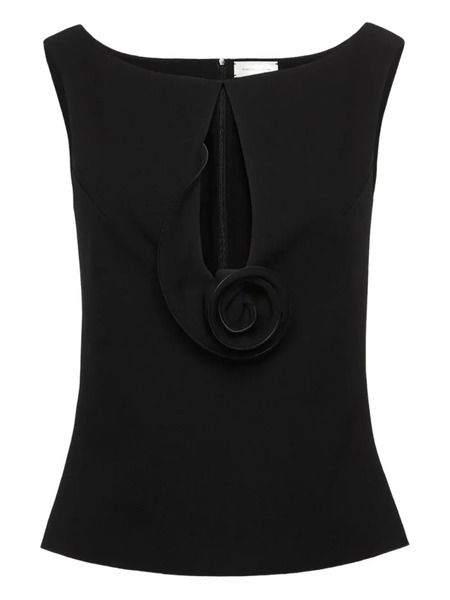  Magda Butrym Flower-detail Blouse - Black 