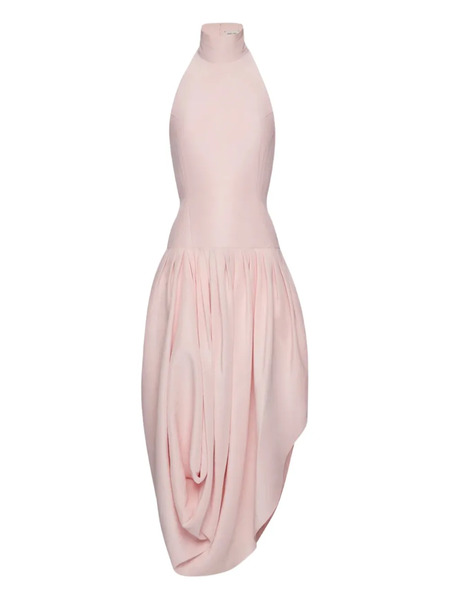  Magda Butrym Halterneck Draped Dress - Pink 