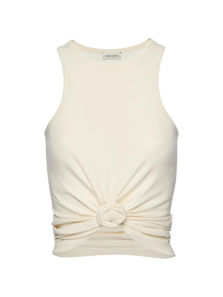  Magda Butrym Knotted-detail Top - Neutrals 