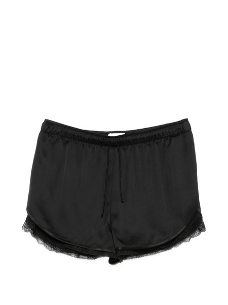  Magda Butrym Lace-trim Shorts - Black 