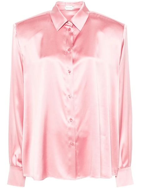  Magda Butrym Long-sleeve Silk Shirt - Pink 
