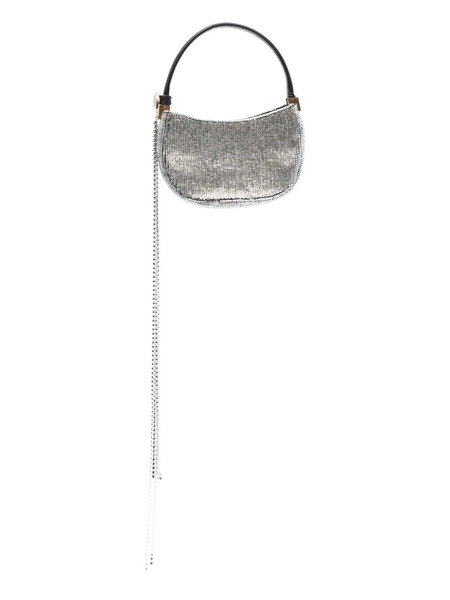  Magda Butrym Micro Vesna Embellished Clutch Bag - Silver 