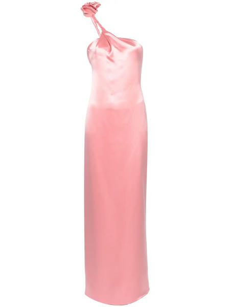  Magda Butrym One-shoulder Silk Maxi Dress - Pink 
