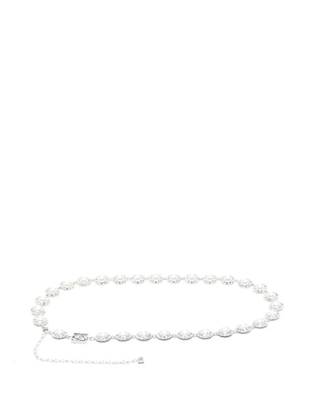  Magda Butrym Pearl-crystal Chain Belt - Silver 