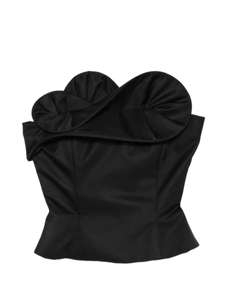  Magda Butrym Petal Strapless Corset - Black 