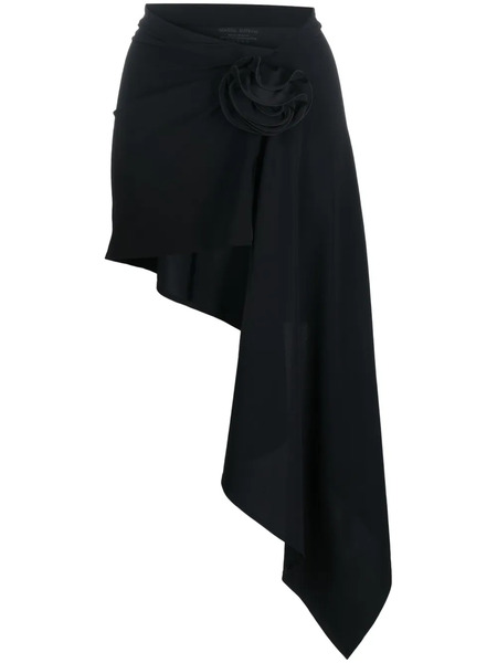  Magda Butrym Rose-sash Miniskirt - Black 