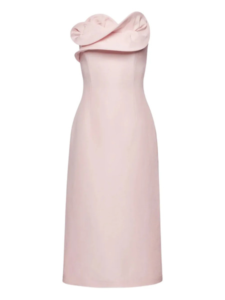  Magda Butrym Ruffled Strapless Dress - Pink 