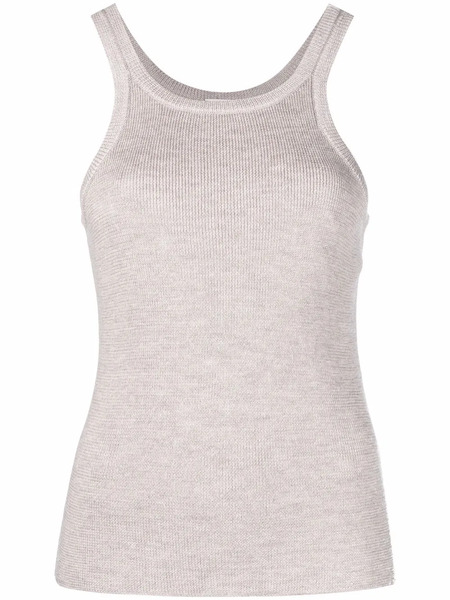  Magda Butrym Slim-fit Knit Tank Top - Neutrals 