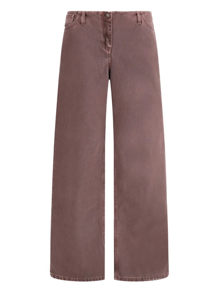  Magda Butrym Wide-leg Denim Trousers - Brown 