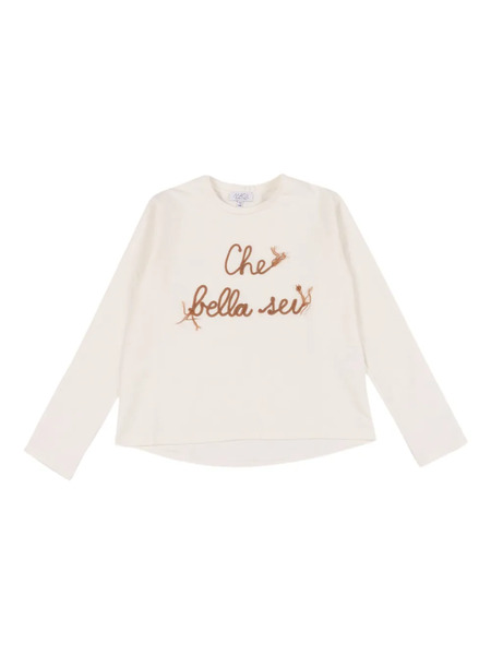  Magil Che Bella Sei Embroidered T-shirt - White 