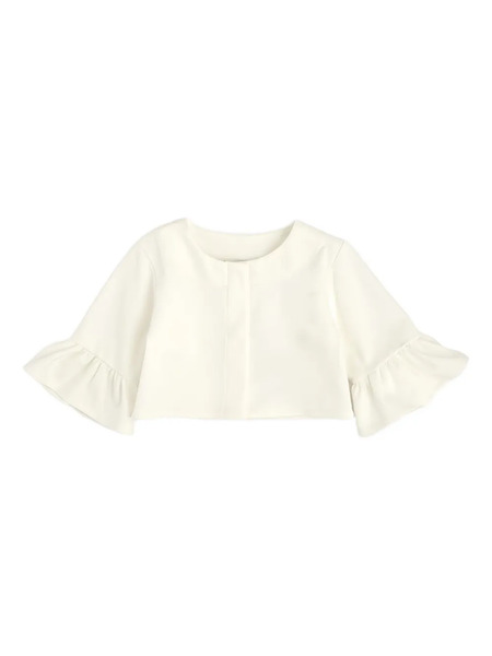  Magil Ruffle-sleeve Jacket - Neutrals 