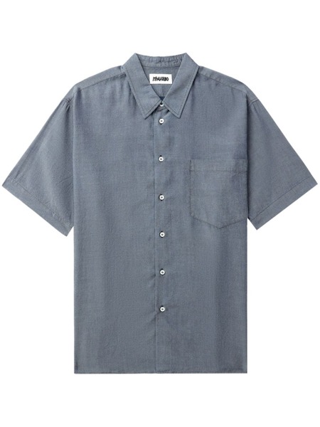  Magliano Logo-print Lyocell Shirt - Grey 