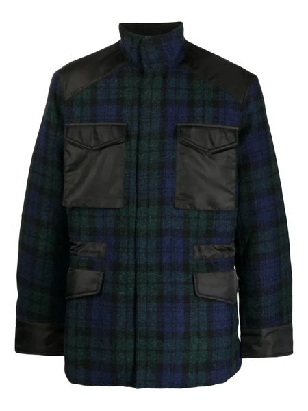  Maharishi Tartan-check Bomber Jacket - Green 