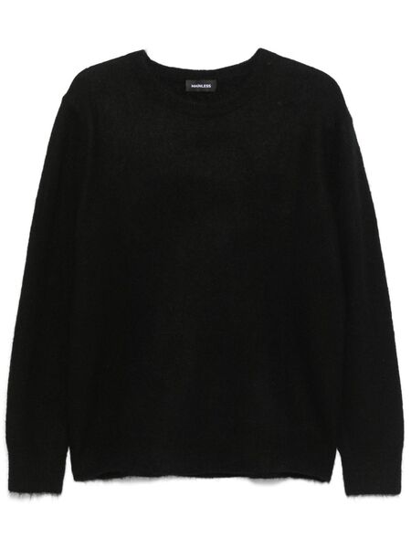  Mainless Crew-neck Sweater - Black 