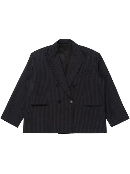  Mainless Pinstripe Blazer - Grey 