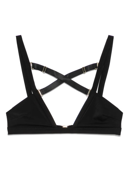  Maison Close Fatale Bandeau Bikini Top - Black 