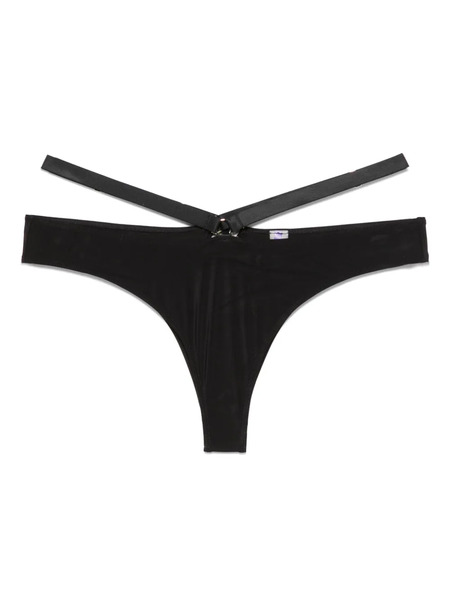  Maison Close Fatale Tanga Bikini Bottom - Black 