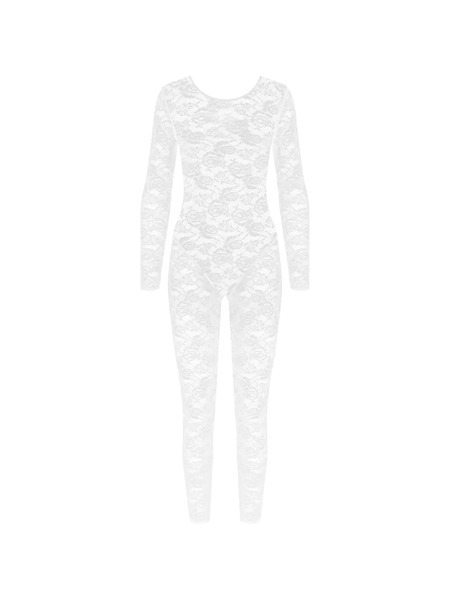  Maison Close Flashback Backless Jumpsuit - White 