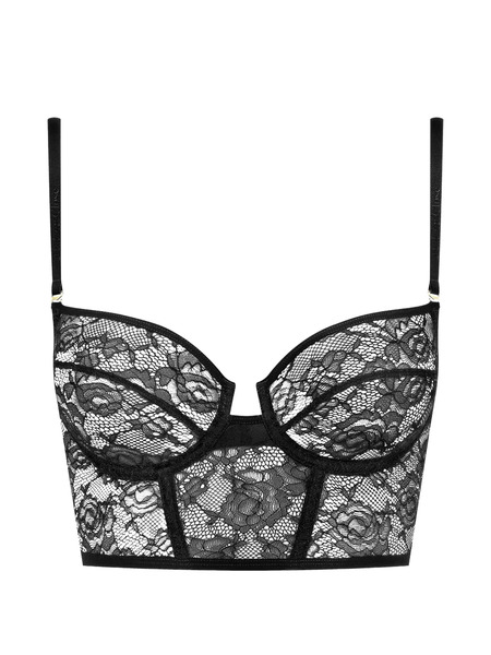  Maison Close Flashback Balconette Bra - Black 