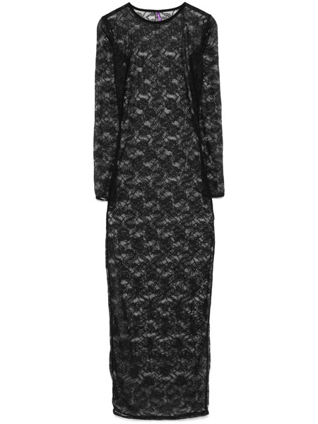  Maison Close Flashback Long-sleeve Midi Dress - Black 