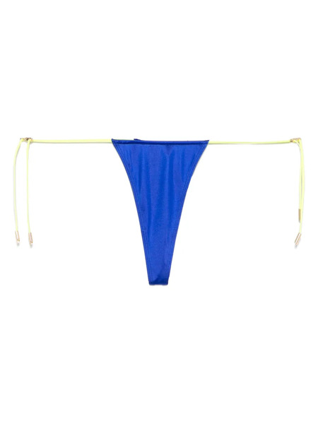  Maison Close Glow Mini String Bikini Bottoms - Blue 