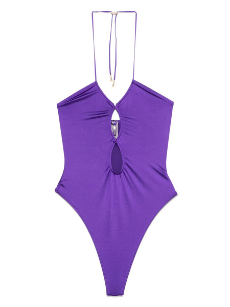  Maison Close Glow Thong Swimsuit - Purple 