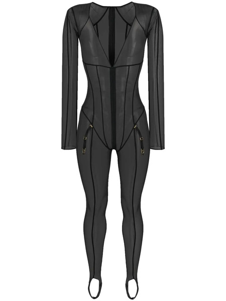  Maison Close L'amoureuse Jumpsuit - Black 