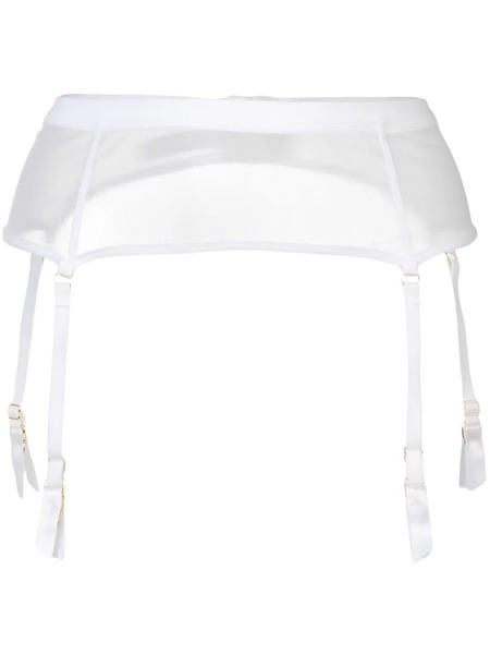  Maison Close Pure Tentation Garter Belt - White 