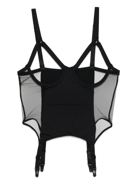 Maison Close Pure Tentation Open-garter Jumpsuit - Black 