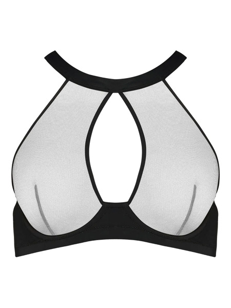  Maison Close Pure Tentation Plunge Bra - Black 
