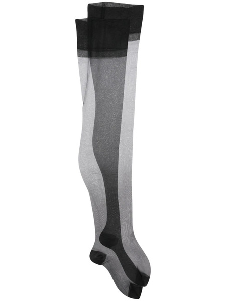  Maison Close Seamless Sheer Stockings - Black 