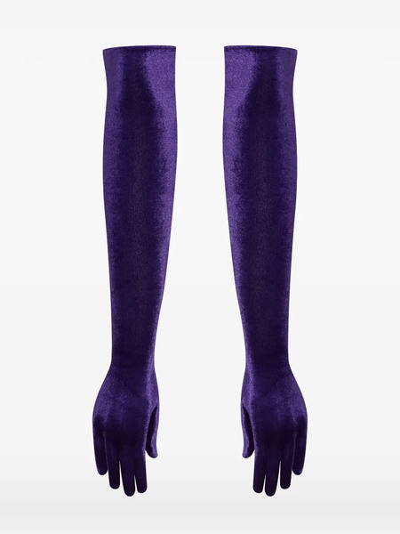  Maison Close X Scandale Rococo Opera Gloves - Purple 