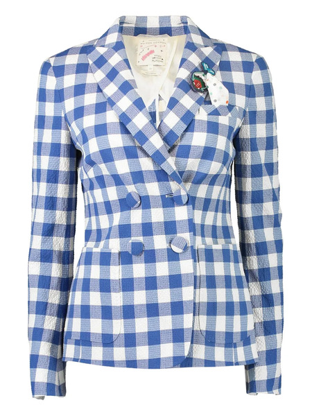  Maison Common Vicky Double-breasted Blazer - Blue 