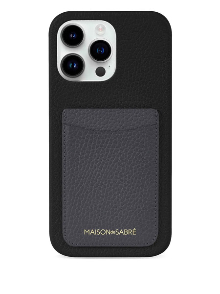  Maison De Sabré Card-slot Iphone 14 Pro Case - Black 