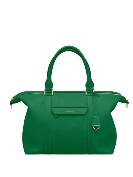  Maison De Sabré Large Leather Weekender Bag - Green 