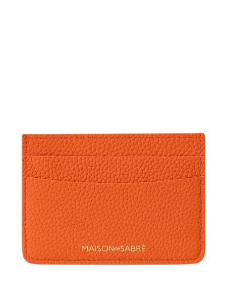  Maison De Sabré Leather Card Holder - Orange 