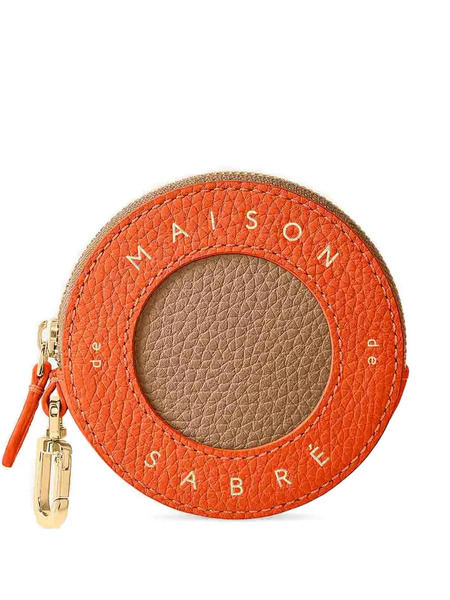  Maison De Sabré Leather Coin Purse - Orange 