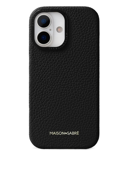  Maison De Sabré Leather Iphone 17 Case - Black 