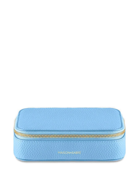  Maison De Sabré Leather Jewellery Case - Blue 