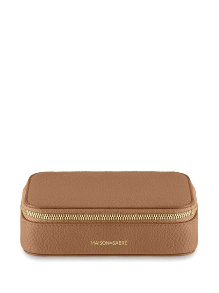  Maison De Sabré Leather Jewellery Case - Neutrals 