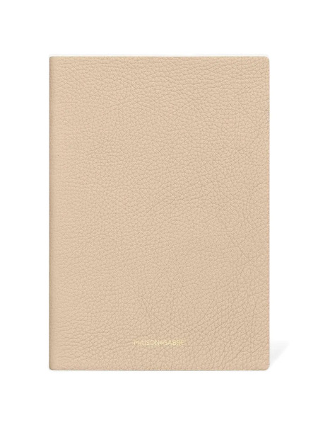  Maison De Sabré Leather Notebook - Neutrals 