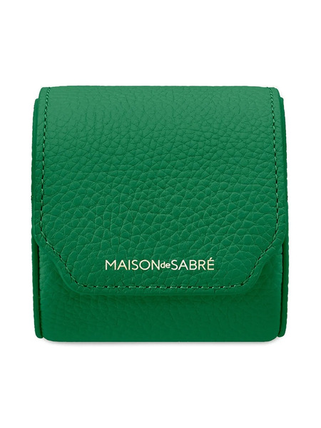  Maison De Sabré Leather Watch Roll - Green 