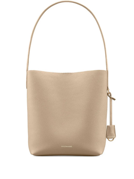  Maison De Sabré Medium Leather Tote Bag - Neutrals 