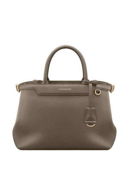  Maison De Sabré Medium Palais Leather Tote Bag - Grey 