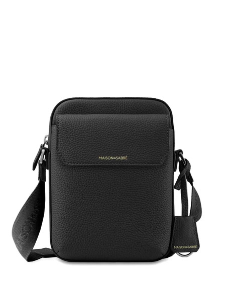  Maison De Sabré Small Leather Messenger Bag - Black 