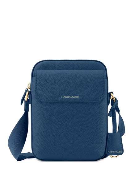  Maison De Sabré Small Leather Messenger Bag - Blue 