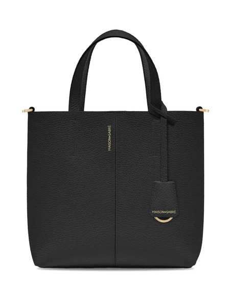  Maison De Sabré Small Leather Soft Tote - Black 