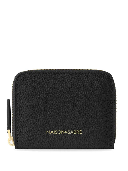  Maison De Sabré Small Leather Zip-fastening Wallet - Black 