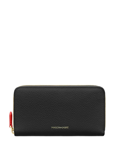  Maison De Sabré Zip-fastening Leather Wallet - Black 